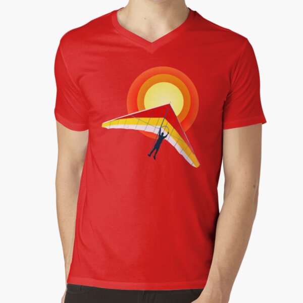 Hang Glider V-Neck T-Shirt