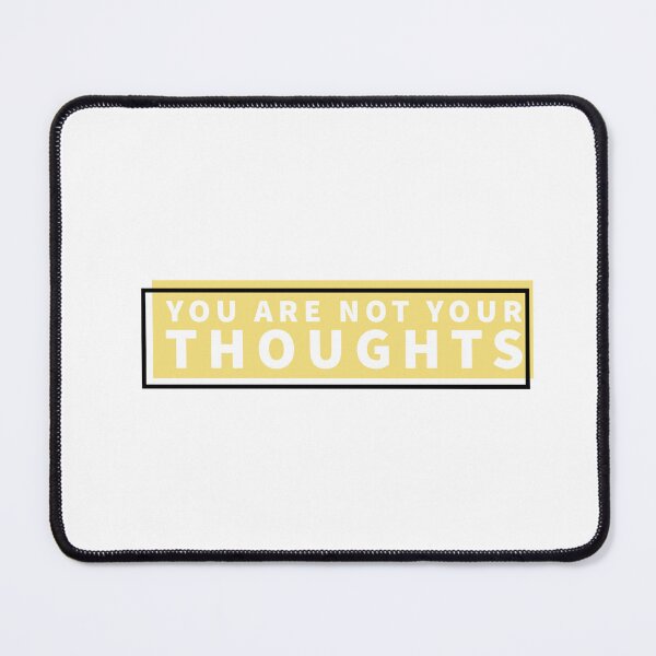 Item preview, You are not your thoughts yellow design designed and sold by Thought2reality.