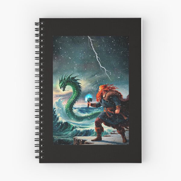 Item preview, Thor and the Midgard Serpent designed and sold by DidrikvonBern.