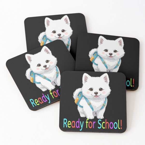 Item preview, Ready for School Cute Samoyed Puppy – Back to School designed and sold by The Real Life Symphony.