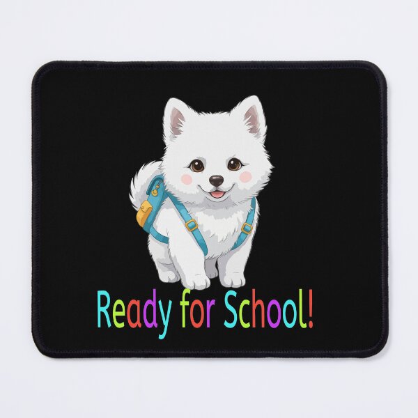 Item preview, Ready for School Cute Samoyed Puppy – Back to School designed and sold by The Real Life Symphony.