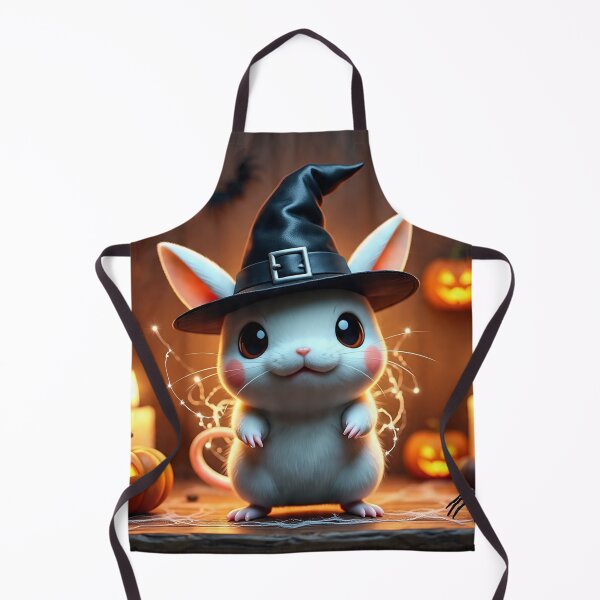 Item preview, Spooky-Cute Electric Mouse Witch – Halloween Magic Art designed and sold by 001Haiba.