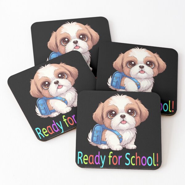 Item preview, Ready for School Cute Shih Tzu Puppy – Back to School designed and sold by The Real Life Symphony.