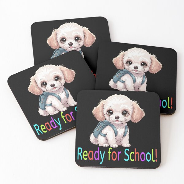 Item preview, Ready for School Cute Teacup Poodle Puppy – Back to School.png designed and sold by The Real Life Symphony.