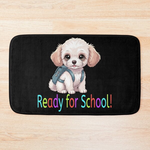 Item preview, Ready for School Cute Teacup Poodle Puppy – Back to School.png designed and sold by The Real Life Symphony.