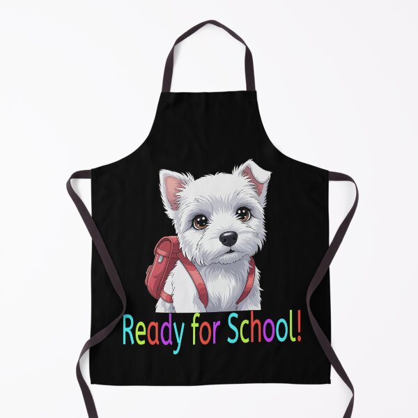 Item preview, Ready for School Cute Westie Puppy – Back to School designed and sold by The Real Life Symphony.