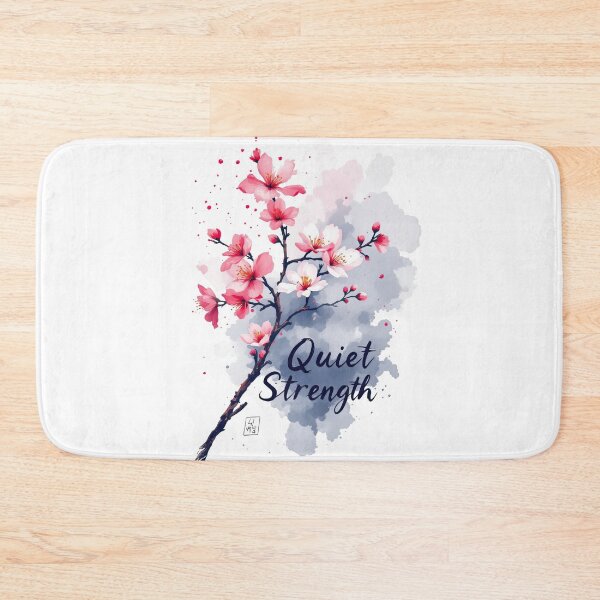 Item preview, A close up of a branch of a cherry tree with pink flowers designed and sold by cafegrafis.