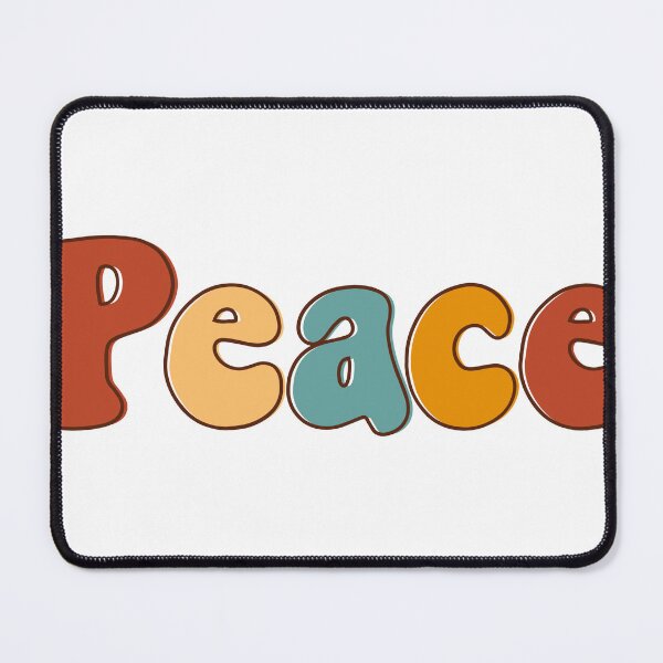 Item preview, Retro Peace Typography – Vintage Boho Lettering Design designed and sold by NorthernMan10.