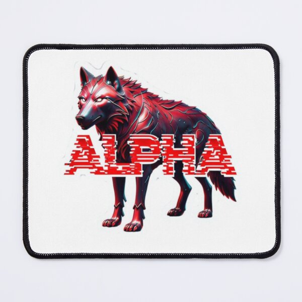 Item preview, Alpha Saja Wolf Sticker Premium Cool Reloaded Trendy Best Gift designed and sold by Imaginarium of Chaos falcon88 .