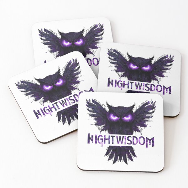 Item preview, Night Wisdom Owl Sticker Premium Cool Reloaded Trendy Best Gift designed and sold by Imaginarium of Chaos falcon88 .