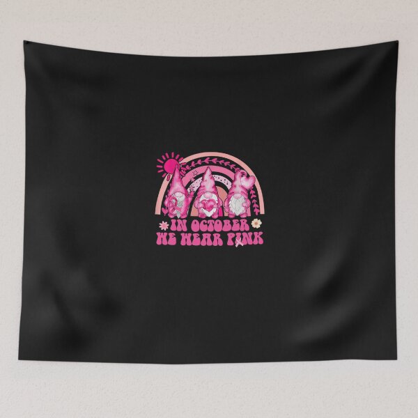 Item preview, In October we wear pink gnomes breast cancer awareness designed and sold by grumpzara.
