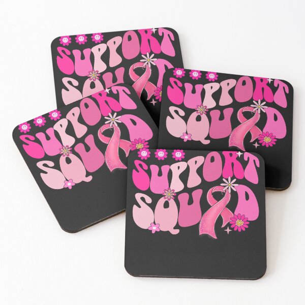 Item preview, Support Squad Pink Ribbon Breast Cancer Warrior Awareness designed and sold by cawtoon.