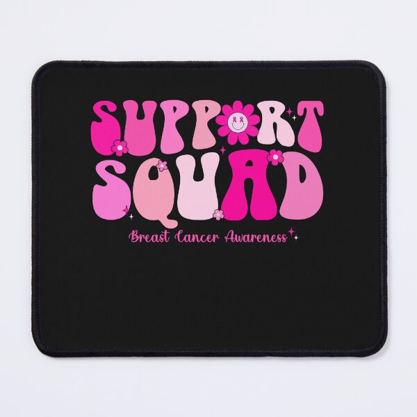 Item preview, Support Squad Sunflower Pink Ribbon Breast Cancer Awareness designed and sold by cawtoon.