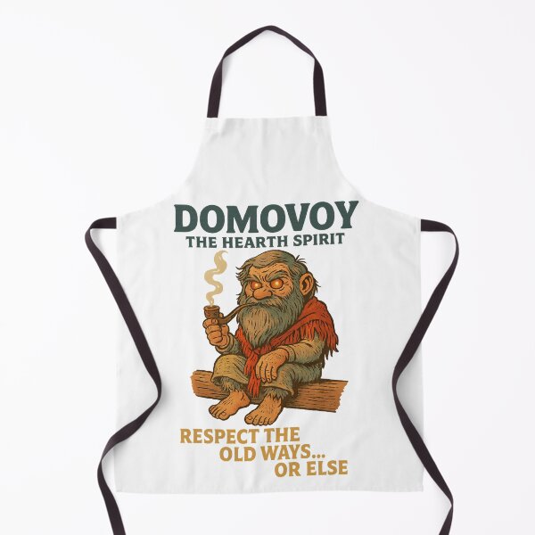 Item preview, T-shirt with a motif from Slavic mythology: Domovoy designed and sold by PROJEKT CERTPRO.