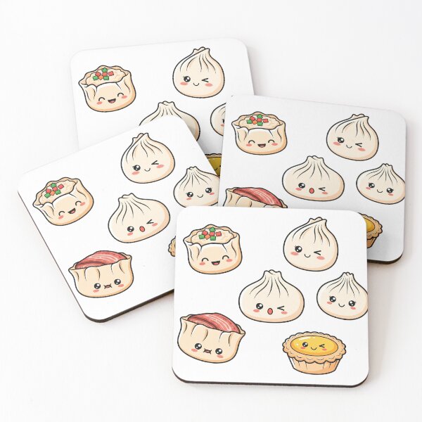 Item preview, The Dim Sum Squad - Cute Kawaii Asian Food Design designed and sold by Tropical art.