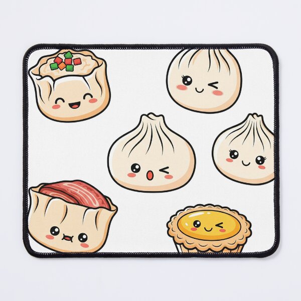 Item preview, The Dim Sum Squad - Cute Kawaii Asian Food Design designed and sold by Tropical art.
