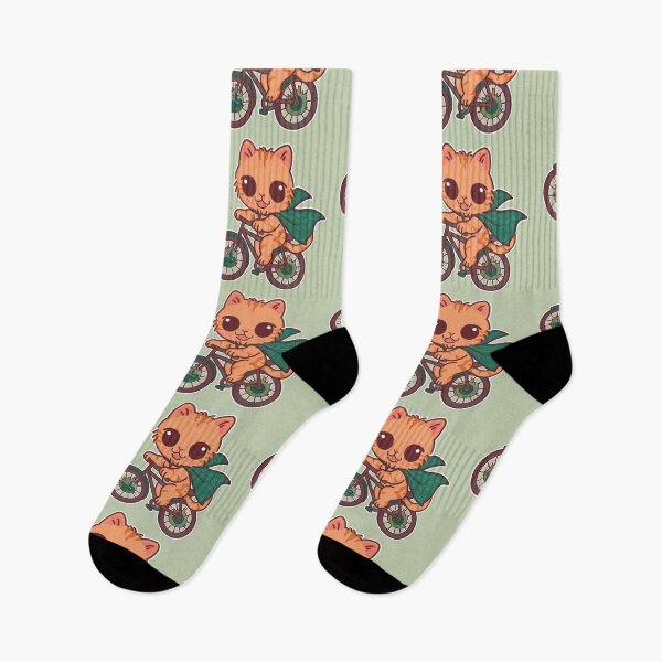Item preview, Halloween Magic Cat on Bicycle, Snake House designed and sold by BGMeYou.