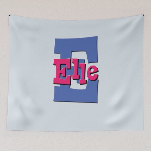 Item preview, E is for Elle, Girl's/Woman's Name and Initial  designed and sold by CharlottePlaceArt.