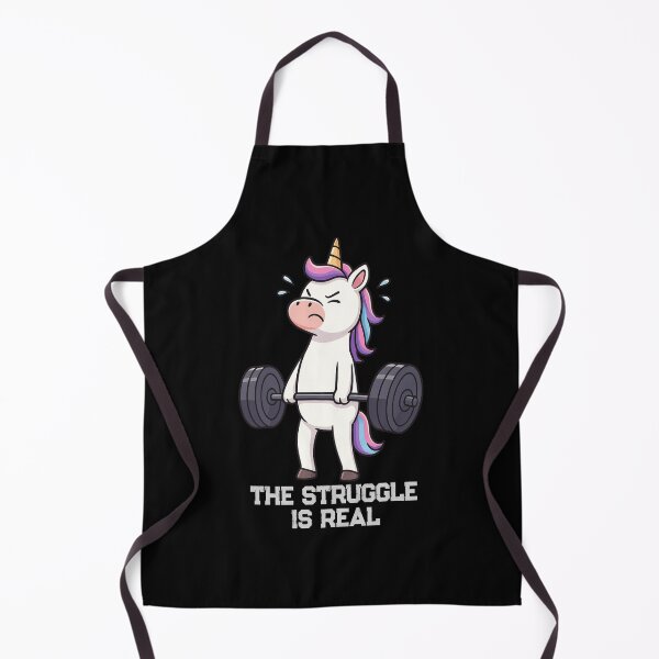 Item preview, Funny Unicorn The Struggle Is Real Deadlift Workout Fitness Boys Girls Kids designed and sold by rafaeltto.