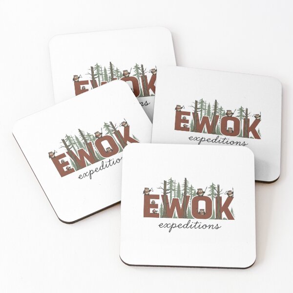 Item preview, Ewok Expeditions | Retro Star Wars National Park Logo designed and sold by pixelrebellion77.