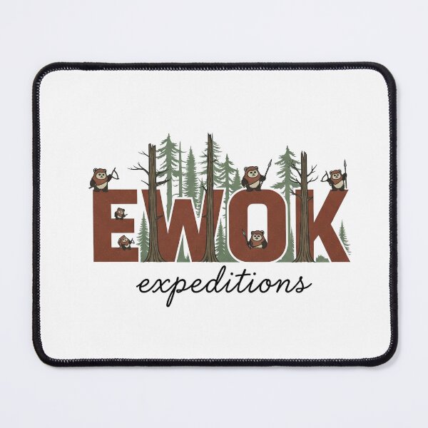 Item preview, Ewok Expeditions | Retro Star Wars National Park Logo designed and sold by pixelrebellion77.