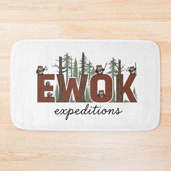 Item preview, Ewok Expeditions | Retro Star Wars National Park Logo designed and sold by pixelrebellion77.