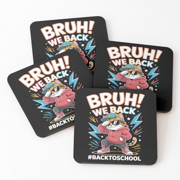 Item preview, Bruh we back - The spirit of back to school - The back to school look - Back to school go for it - I fall for back to school - Back to school be ready- The magic of back to school designed and sold by JansenGS.