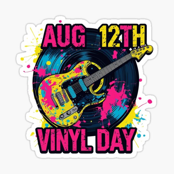 Item preview, Electric Guitar Meets Vintage Vinyl designed and sold by Iuqiune.