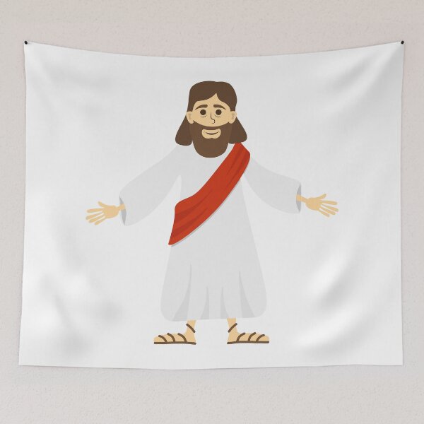 Item preview, Smiling Jesus Christ with Open Arms designed and sold by rymarenko.