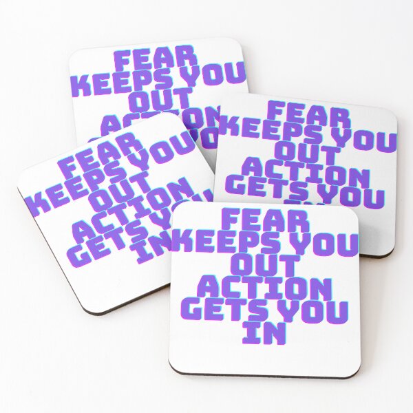 Item preview, Fear Keeps You Out. Action Gets You In – Motivational Shirt designed and sold by FashionableDesign.
