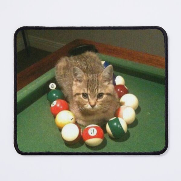 Item preview, Kitty on pool table designed and sold by monkey zone.