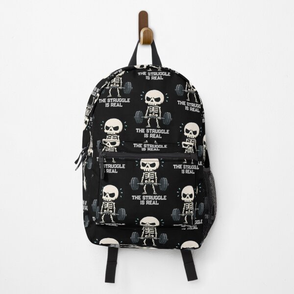 Item preview, Funny Skeleton The Struggle Is Real Deadlift Workout Fitness Boys Girls Kids designed and sold by rafaeltto.