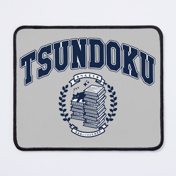 Item preview, TSUNDOKU pile up books read someday nemui neko sleepy cat designed and sold by necocoa tokyo.