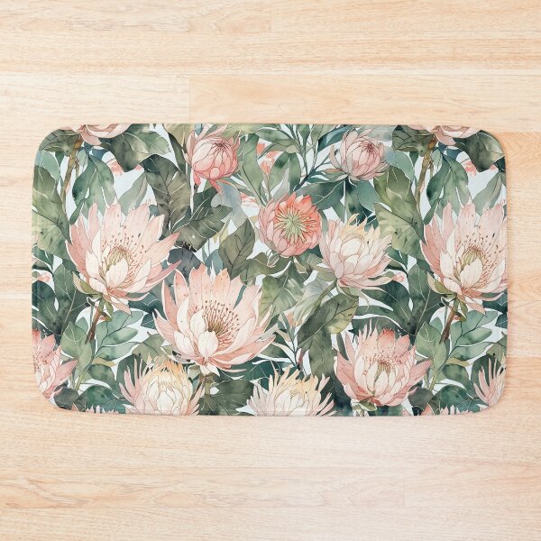 Item preview, Watercolor Floral Protea Pattern designed and sold by CoolPixels.