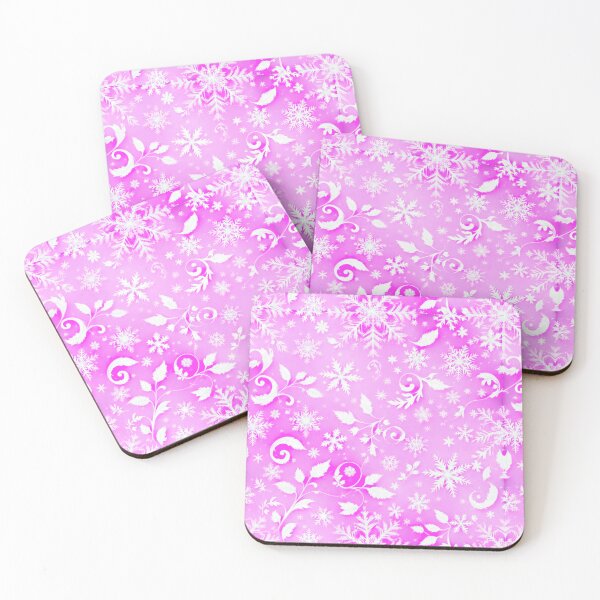 Item preview, Enchanted Rosewood Winter Pattern, Beautiful winter cruls, Sophisticated, Elegant Pink Scrollwork  designed and sold by TheGaliyaStudio.