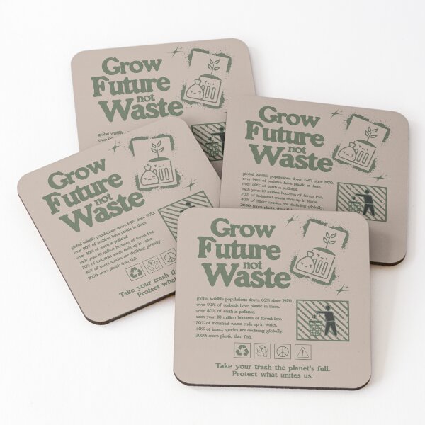 Item preview, Future instead of garbage - a sign against environmental destruction designed and sold by Malek Design.