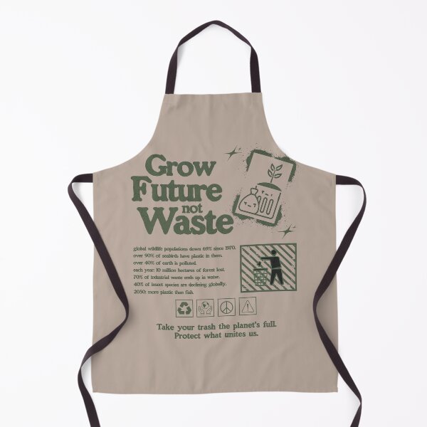 Item preview, Future instead of garbage - a sign against environmental destruction designed and sold by Malek Design.
