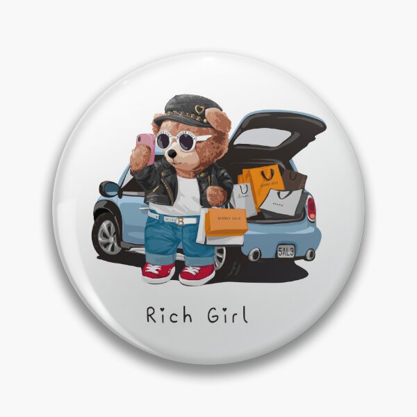 Item preview, Stylish Bear with Shopping Vibes designed and sold by HasHs.