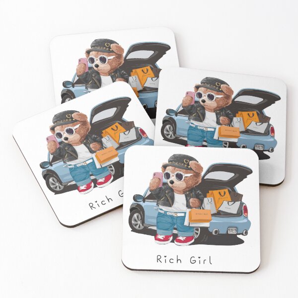 Item preview, Stylish Bear with Shopping Vibes designed and sold by HasHs.