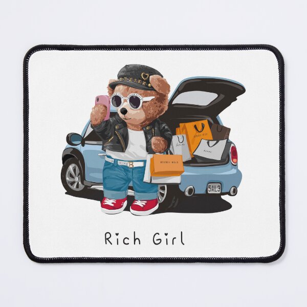 Item preview, Stylish Bear with Shopping Vibes designed and sold by HasHs.