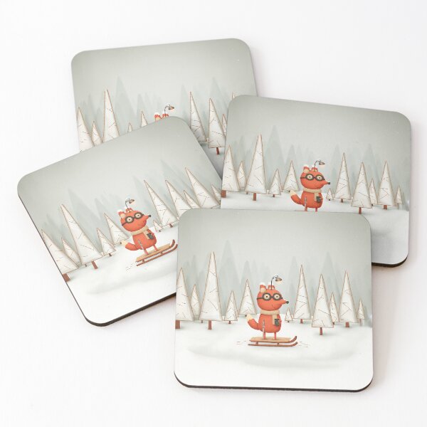 Item preview, Explorer of the Snowy Pines designed and sold by Whimsical Hug.