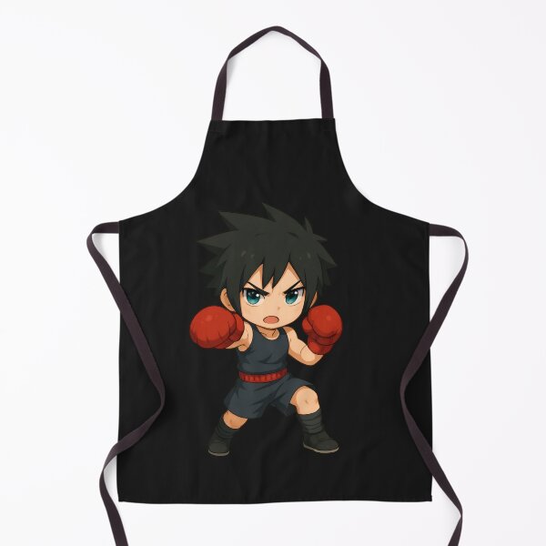 Item preview, Chibi Boxer Fighter – Cute Anime Style Punching Pose with Gloves designed and sold by ColorSplash123.
