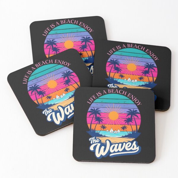 Item preview, Vibrant Retro Beach Sunrise Design with Sailboats T-Shirt designed and sold by FestivityFinds.