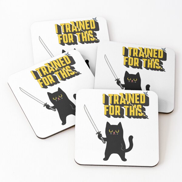 Item preview, Fighting cat in attack mode - clear message designed and sold by Malek Design.