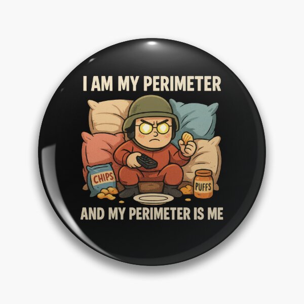 Item preview, I Am My Perimeter Funny Retro Meme designed and sold by VISIONARTIST.