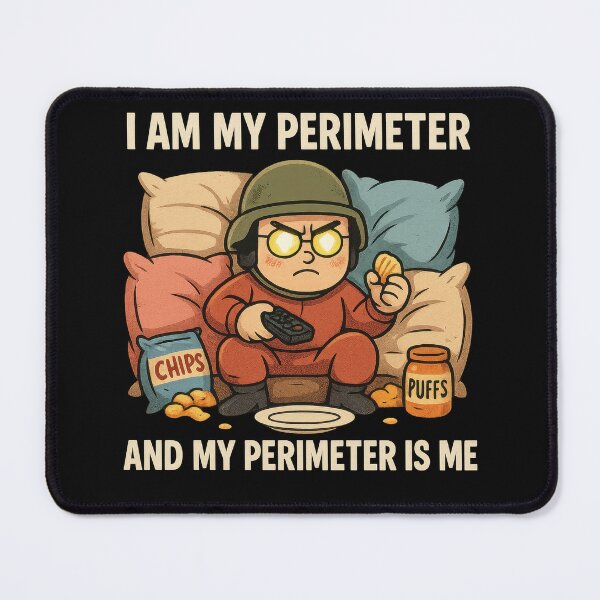 Item preview, I Am My Perimeter Funny Retro Meme designed and sold by VISIONARTIST.