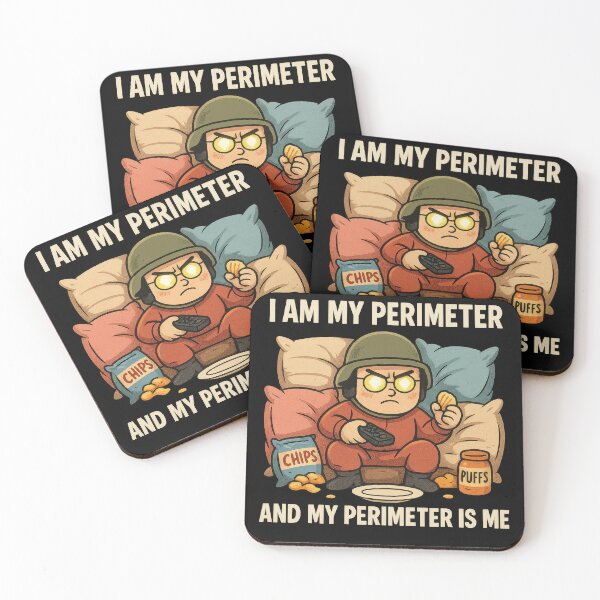 Item preview, I Am My Perimeter Funny Retro Meme designed and sold by VISIONARTIST.