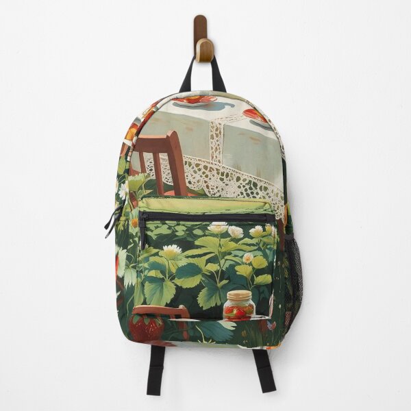 Item preview, Strawberry Mornings – A Cottagecore Breakfast Scene designed and sold by Deezyned.