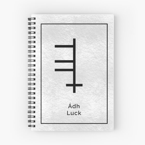 Item preview, Ogham Stone Inscription Ádh - Irish for Luck designed and sold by EvermoreOgham.