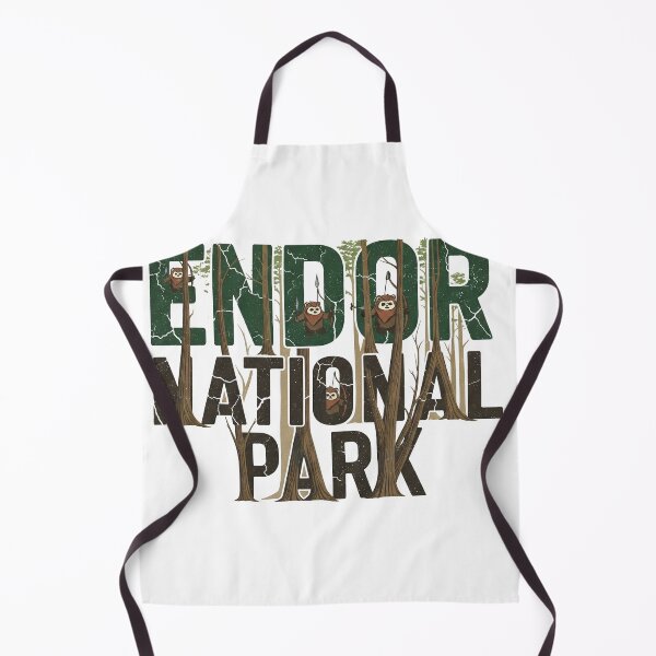 Item preview, Endor National Park | Vintage Star Wars Travel Poster designed and sold by pixelrebellion77.
